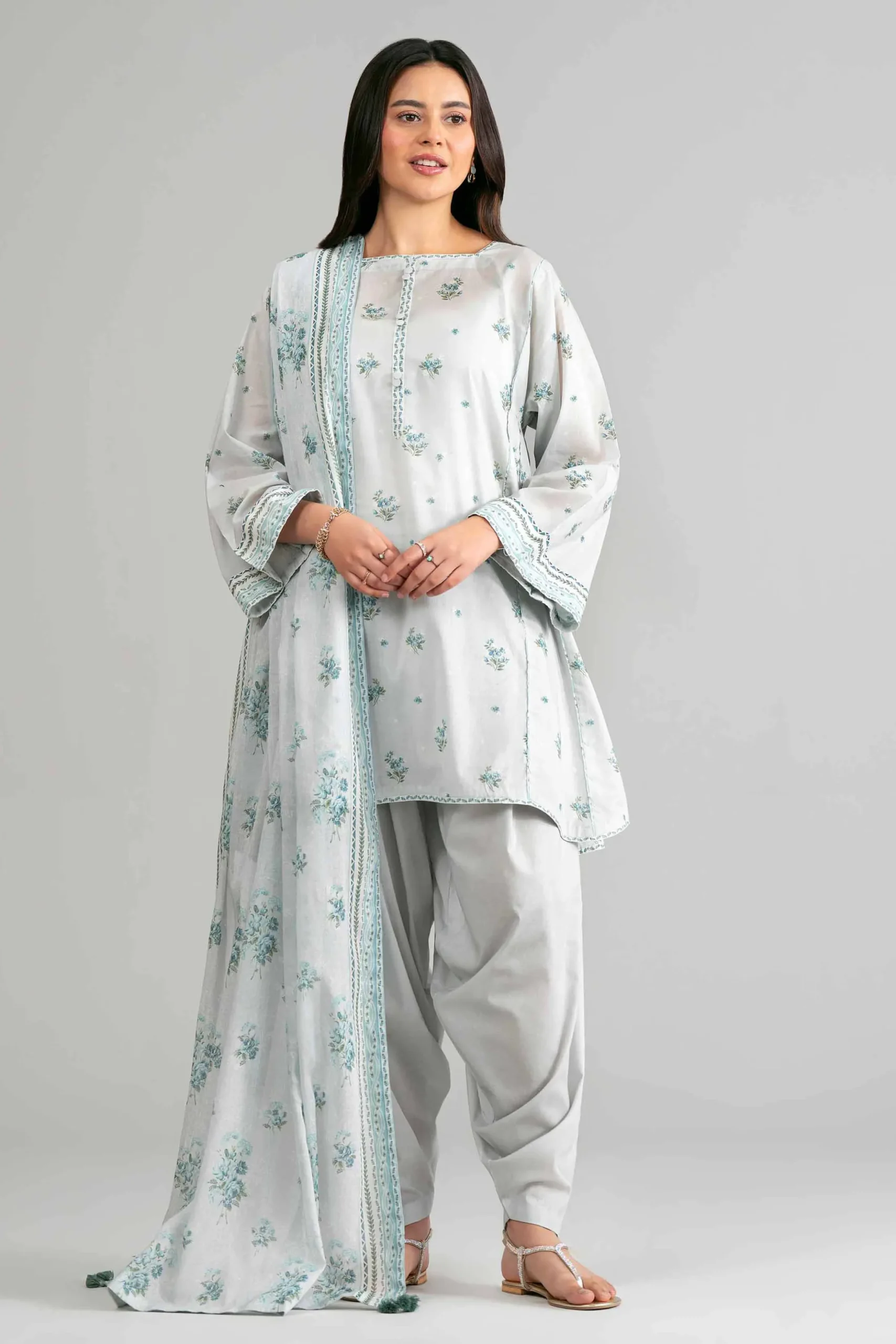 3 Piece - Printed Suit - 42601886