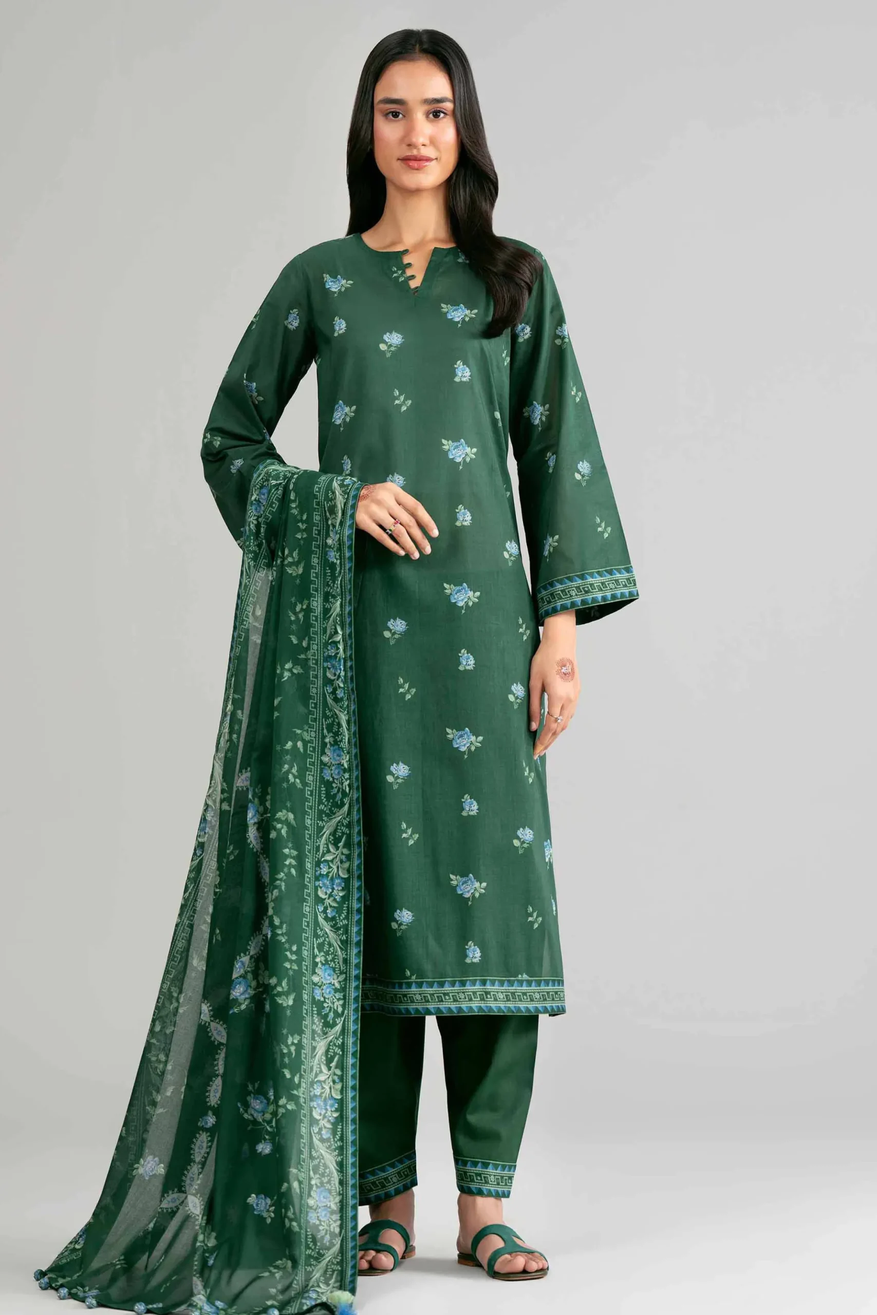 3 Piece - Printed Suit - 42601878