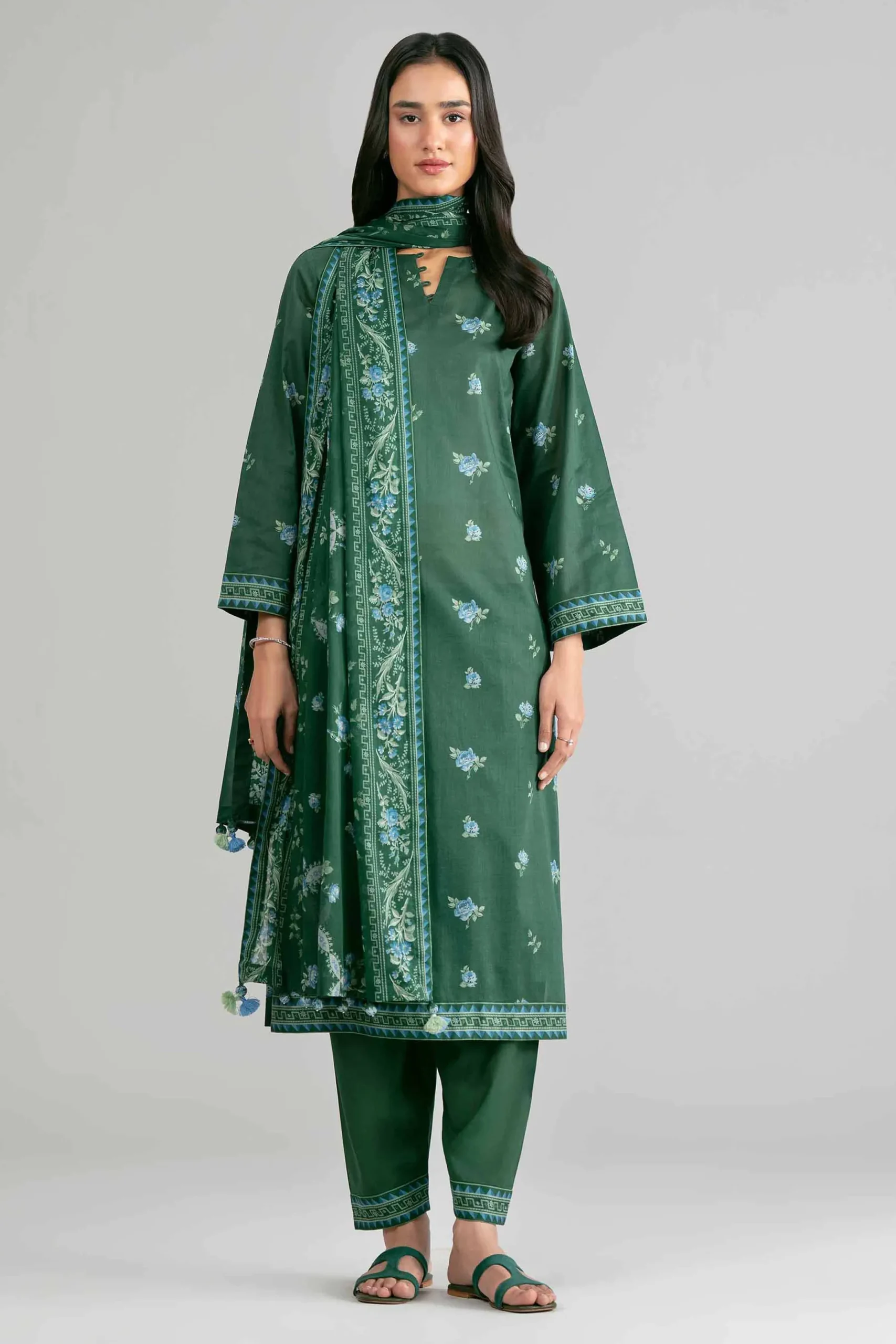 3 Piece - Printed Suit - 42601878