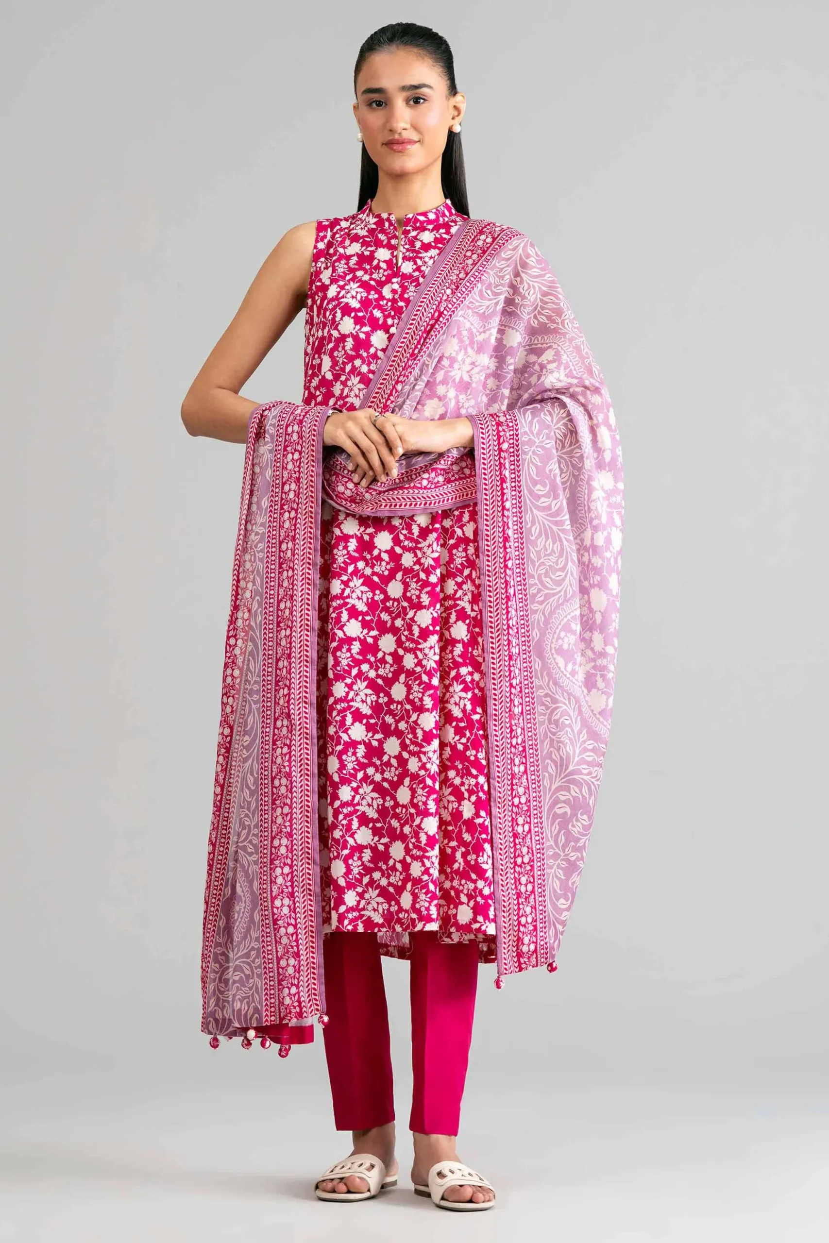 3 Piece - Printed Suit - 42601887