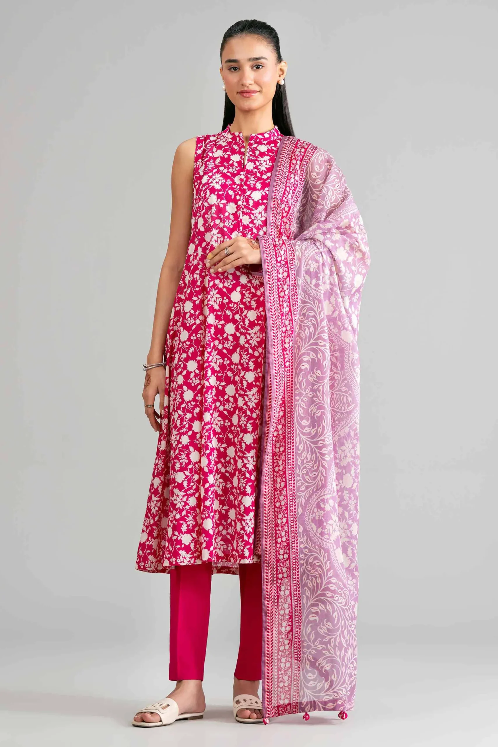 3 Piece - Printed Suit - 42601887