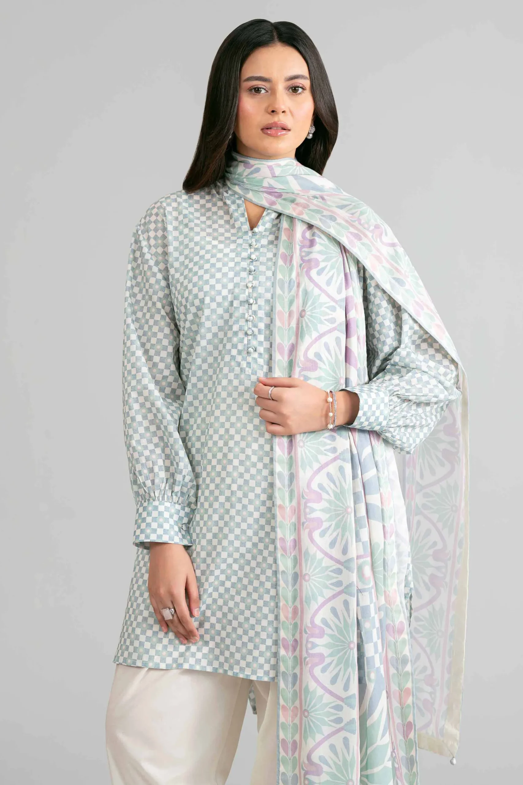 3 Piece - Printed Suit - 42601864
