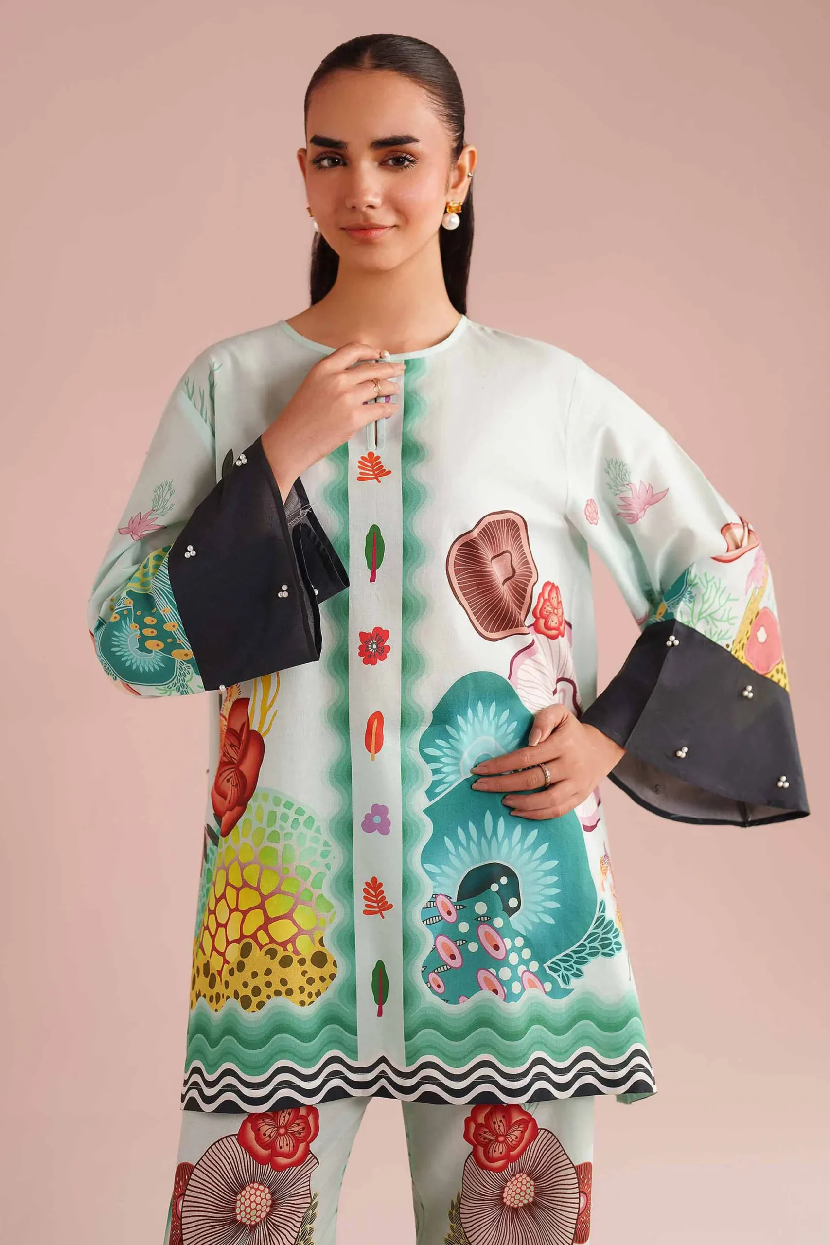 2 Piece - Printed Suit - AS26-02