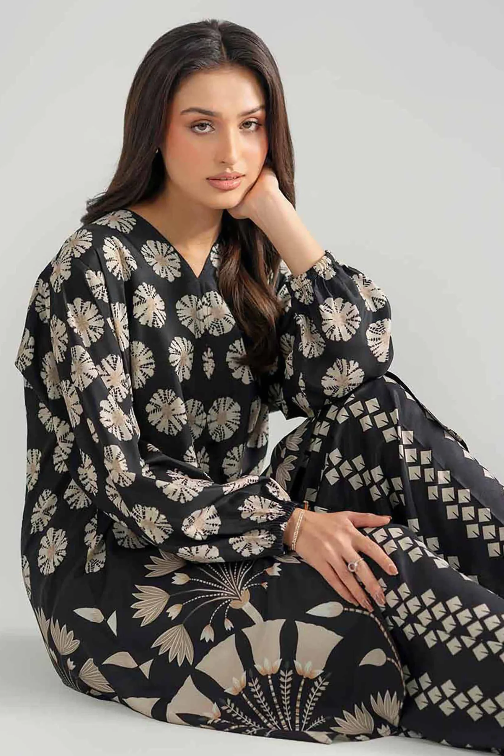 2 Piece - Printed Suit - AS26-62
