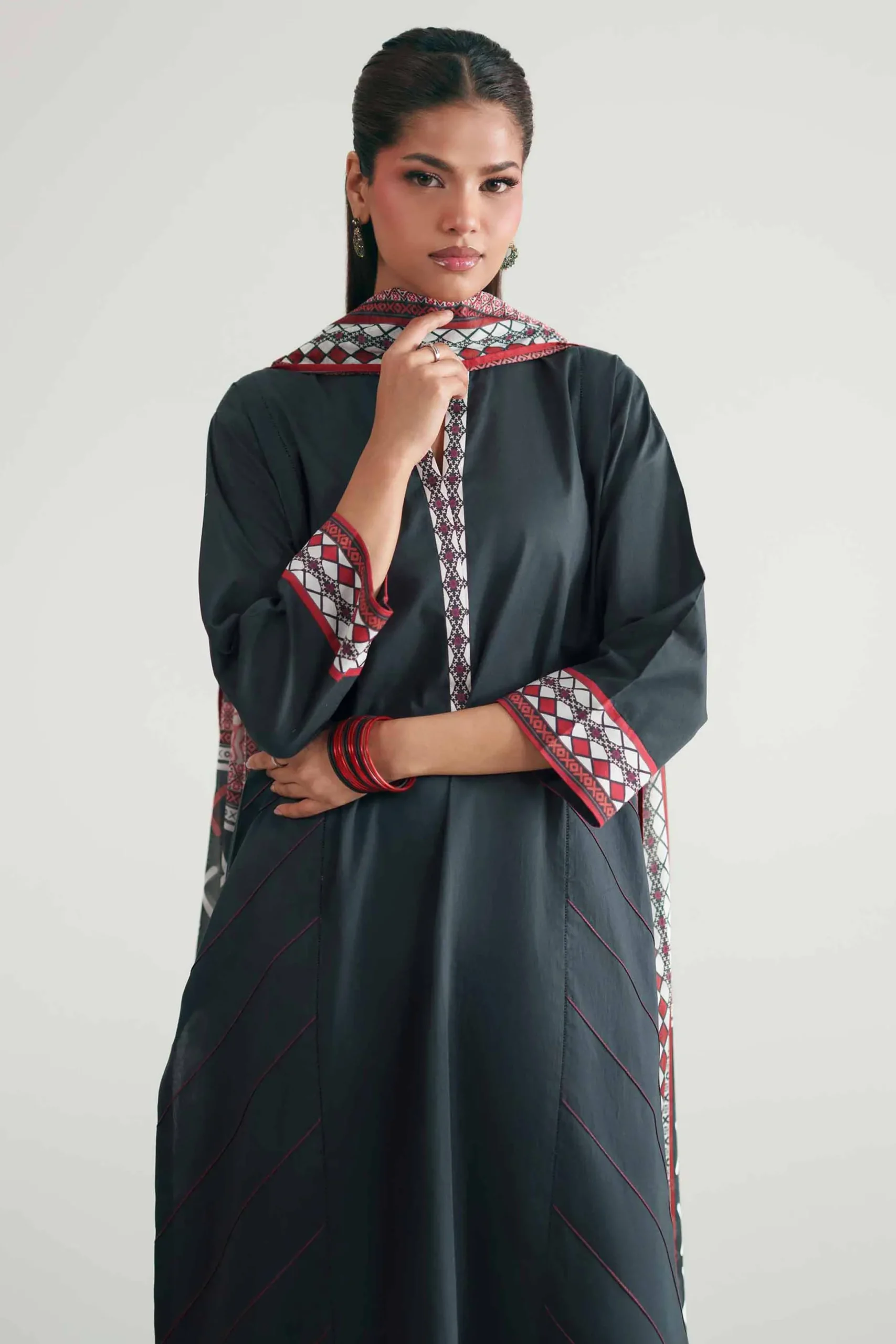 3 Piece - Printed Suit - KFE26-208