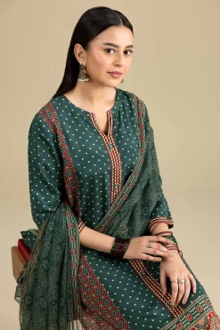 3 Piece - Printed Suit - KFE26-111