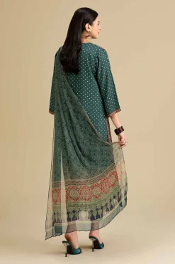 3 Piece - Printed Suit - KFE26-111