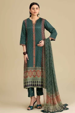 3 Piece - Printed Suit - KFE26-111