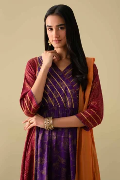 3 Piece - Printed Suit - KFE26-114
