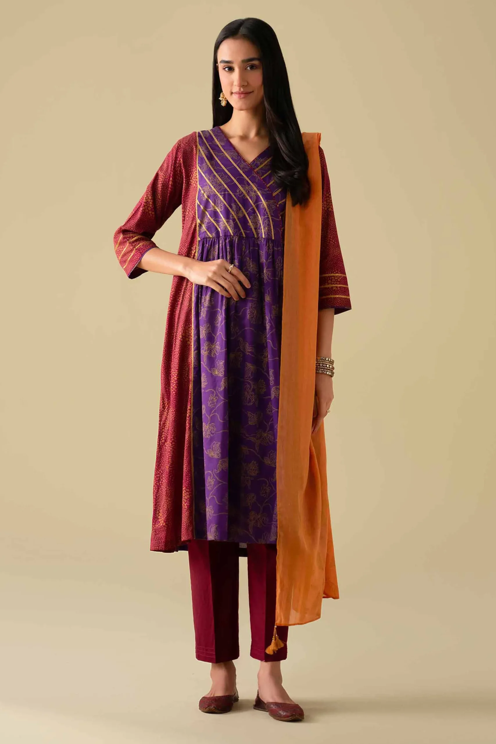 3 Piece - Printed Suit - KFE26-114