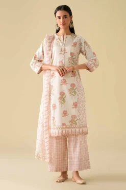 3 Piece - Printed Suit - KFE26-78