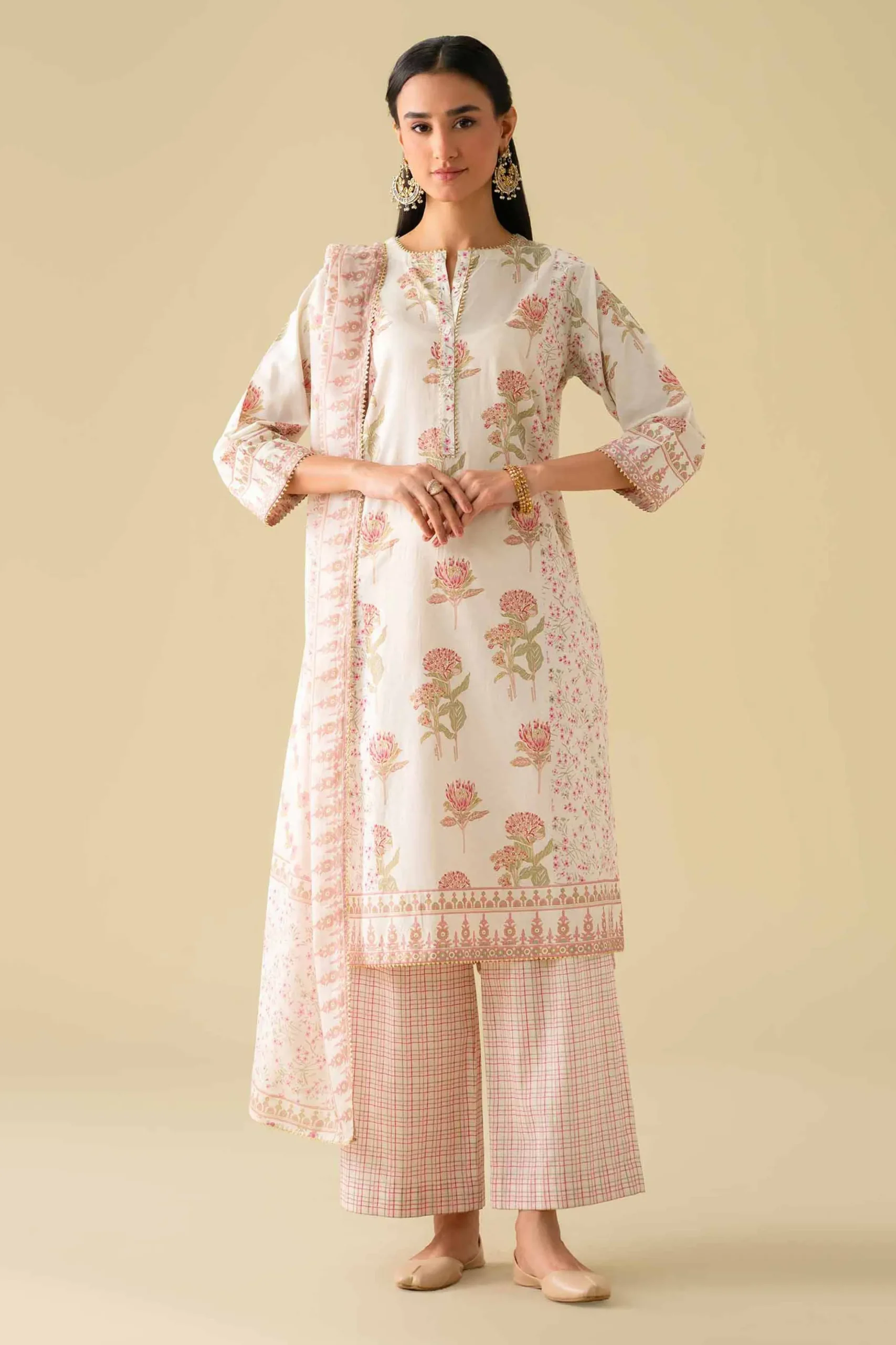 3 Piece - Printed Suit - KFE26-78