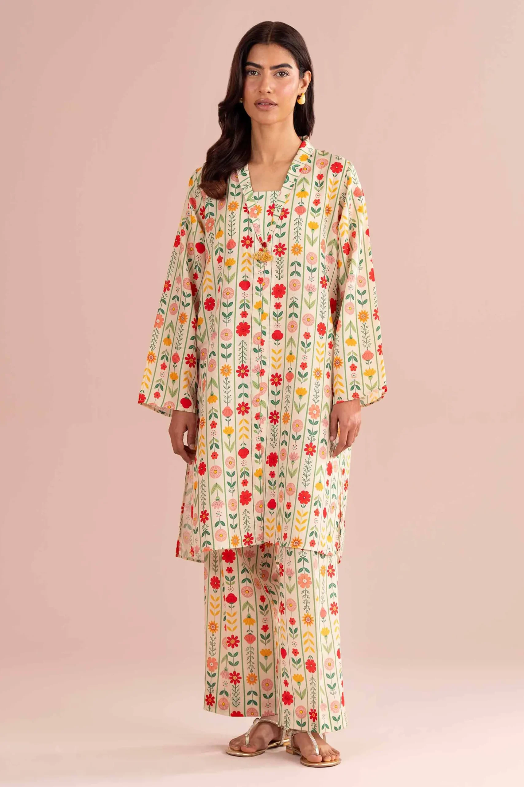 2 Piece - Printed Suit - PE26-367