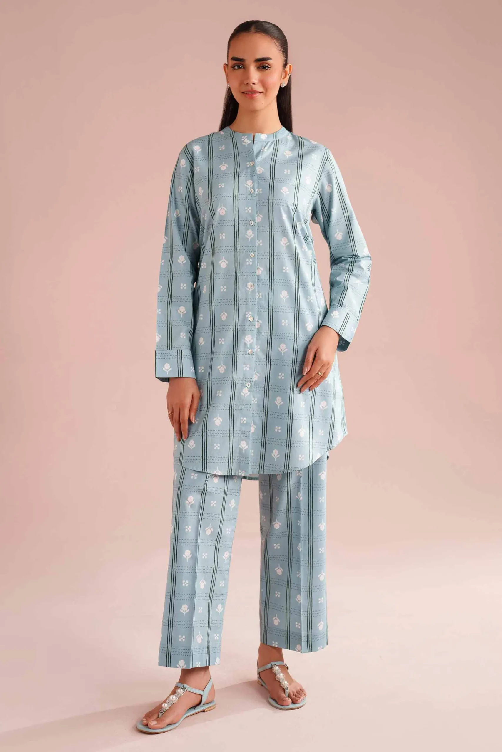 2 Piece - Printed Suit - PE26-186