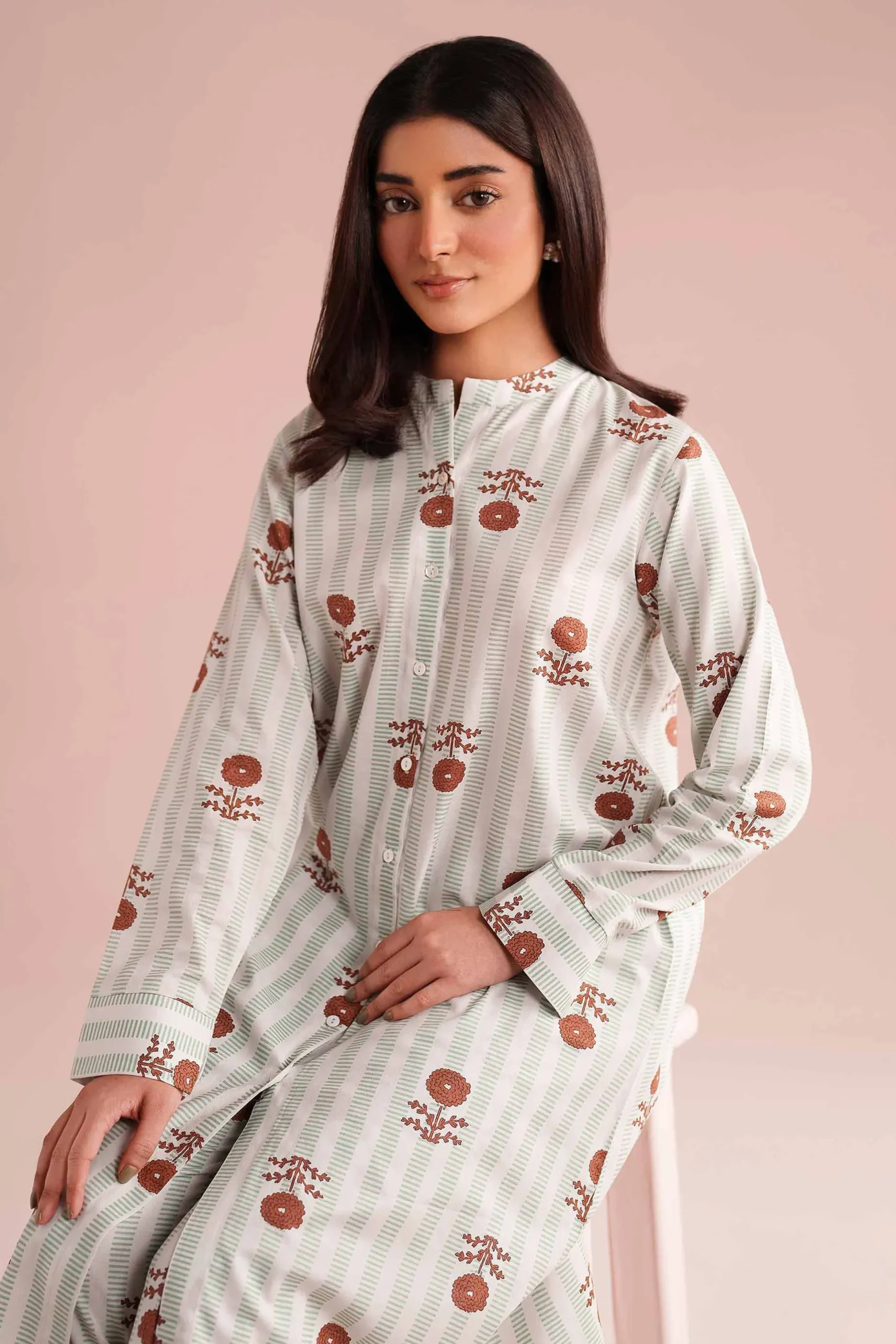 2 Piece - Printed Suit - PE26-179