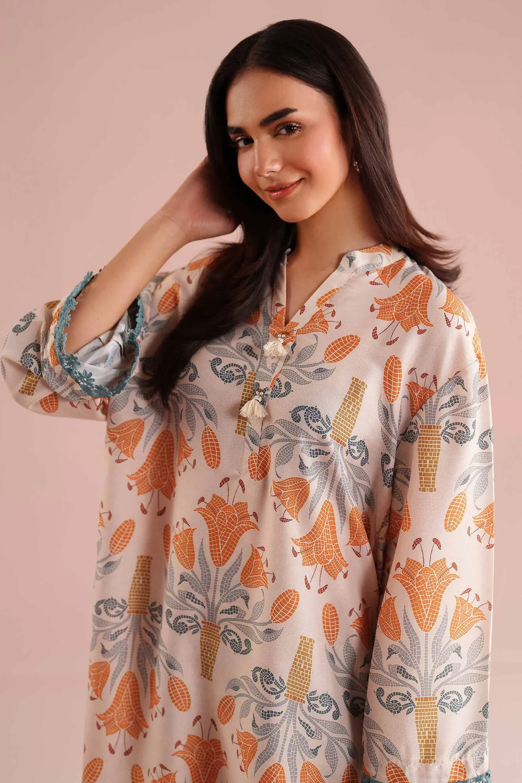 2 Piece - Printed Suit - PE26-20