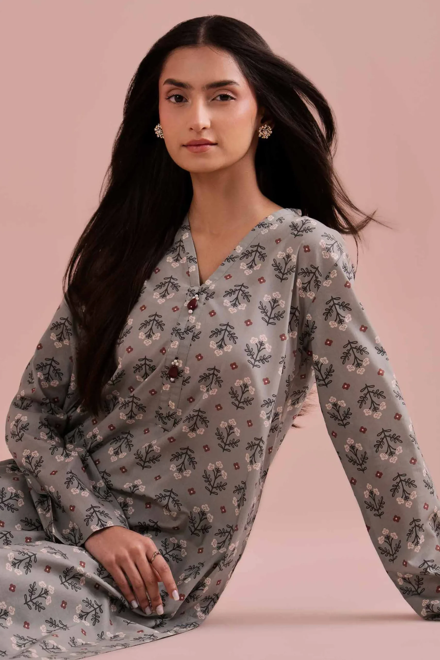 2 Piece - Printed Suit - PE26-187