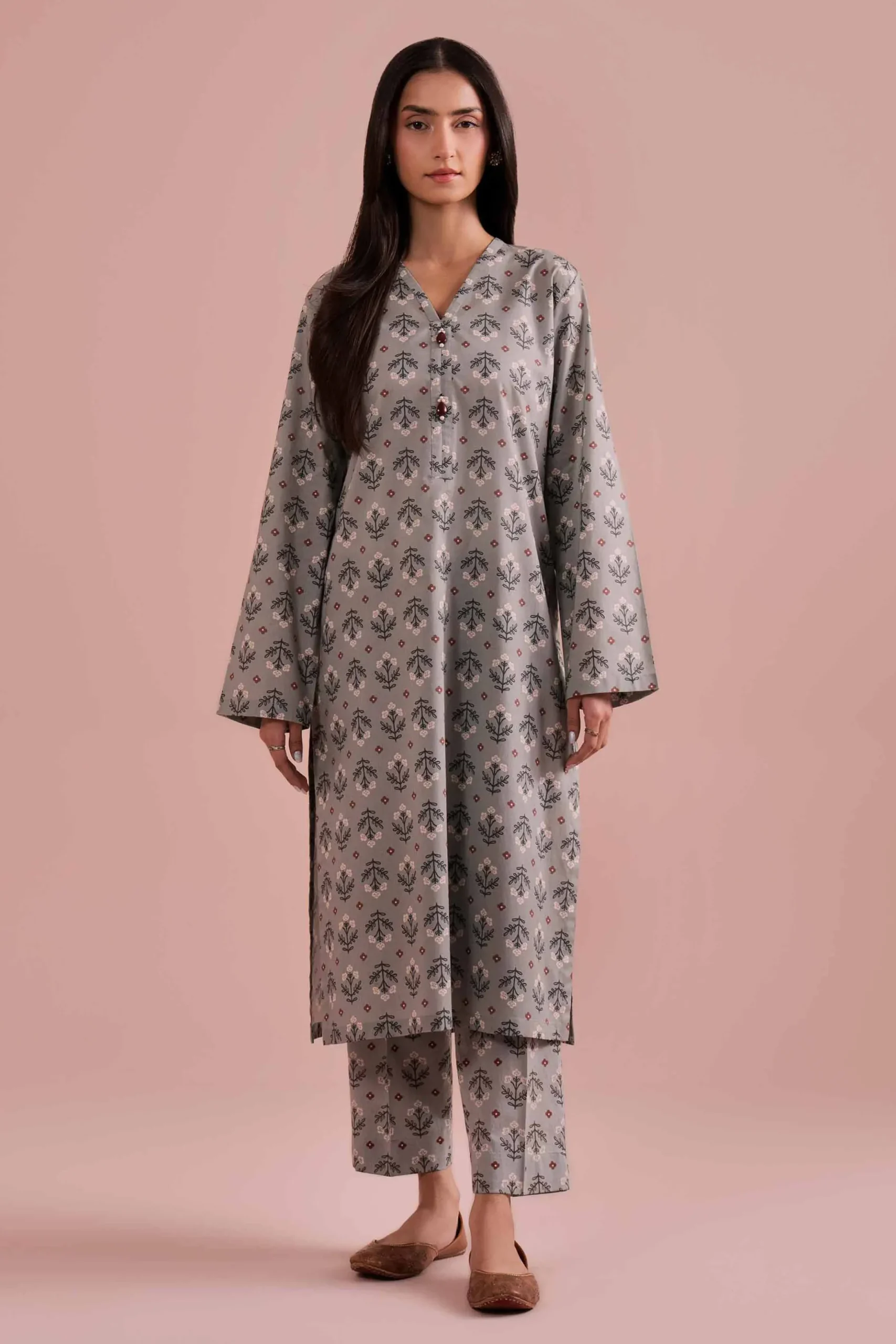 2 Piece - Printed Suit - PE26-187