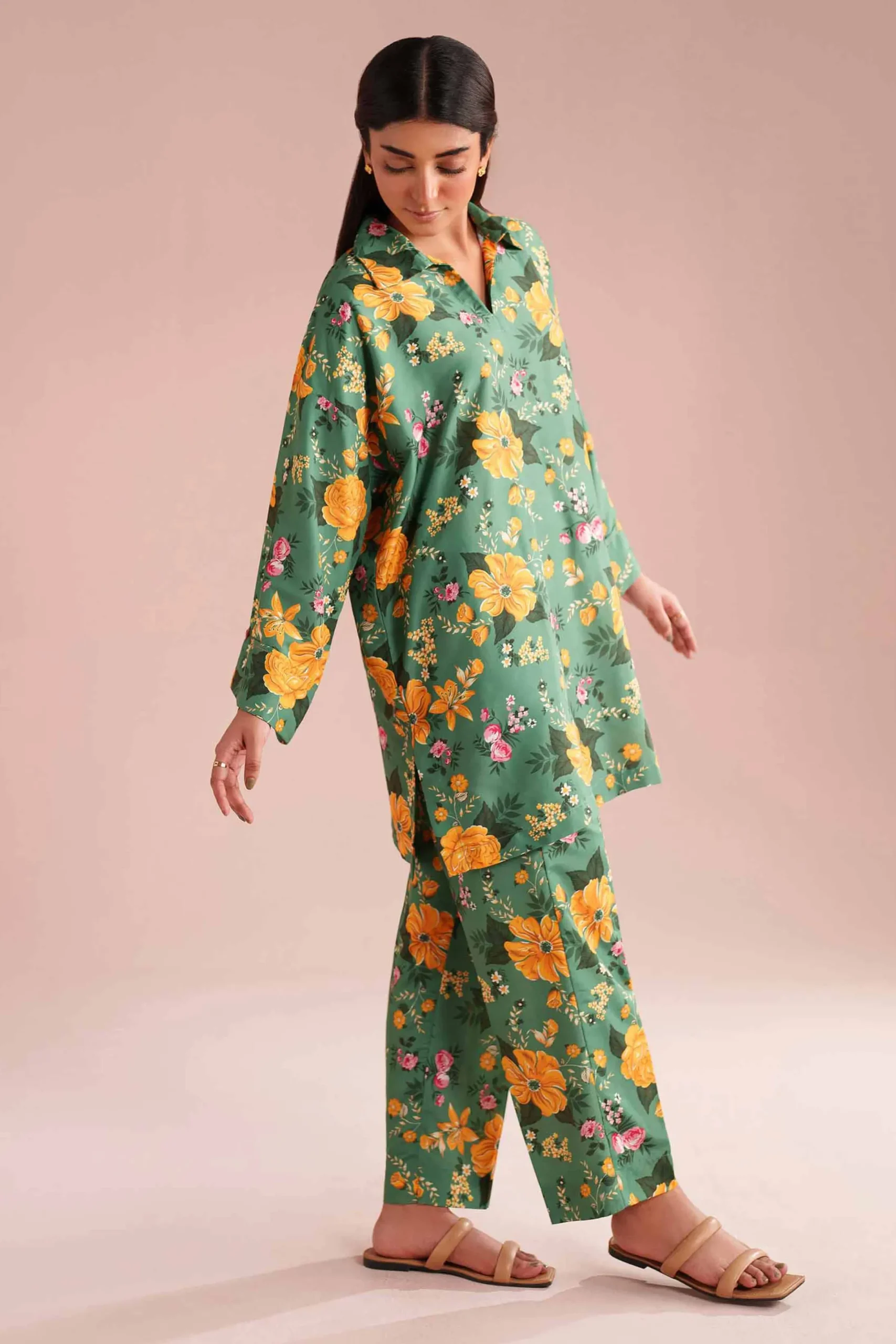 2 Piece - Printed Suit - PE26-431