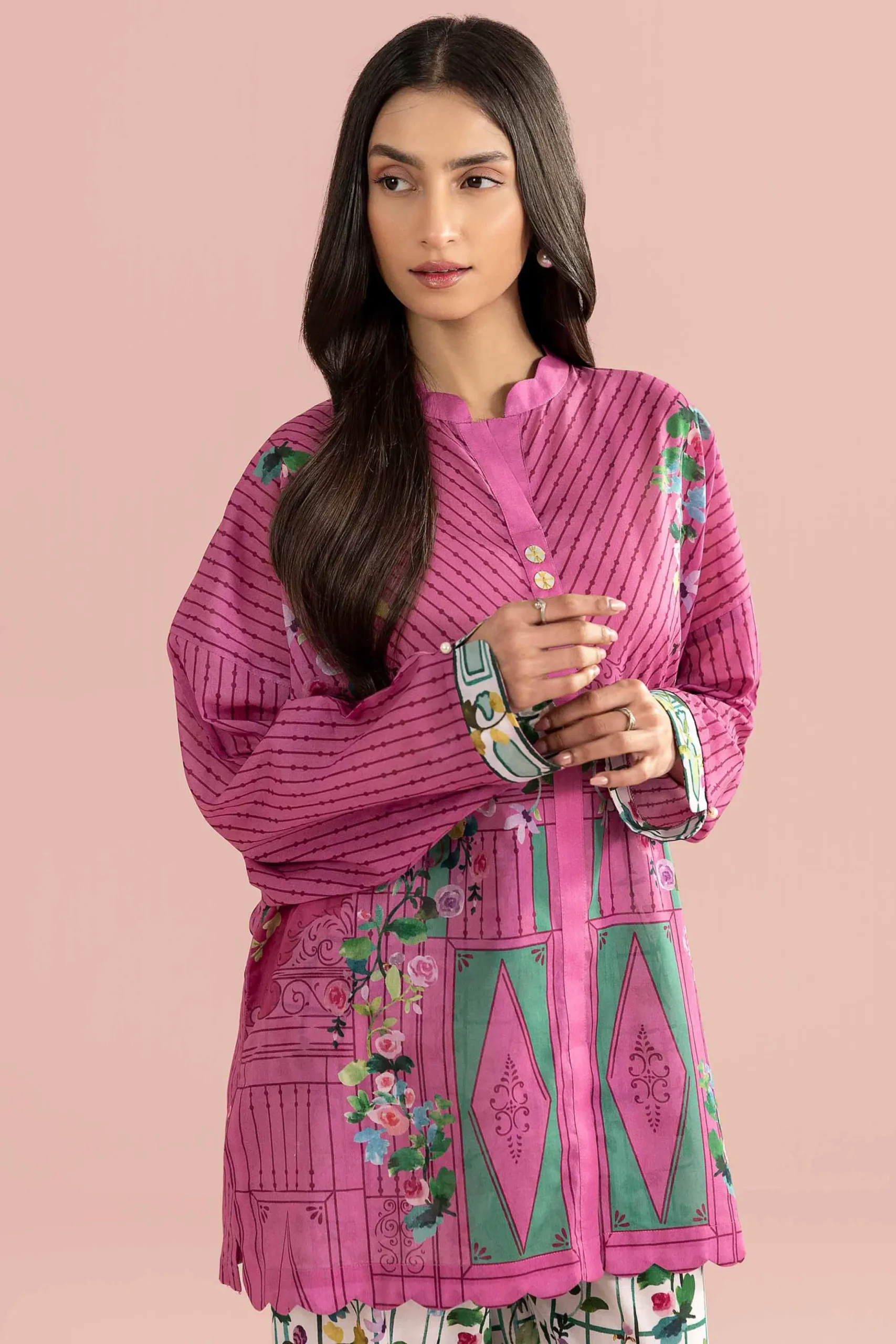 2 Piece - Printed Suit - PE26-266
