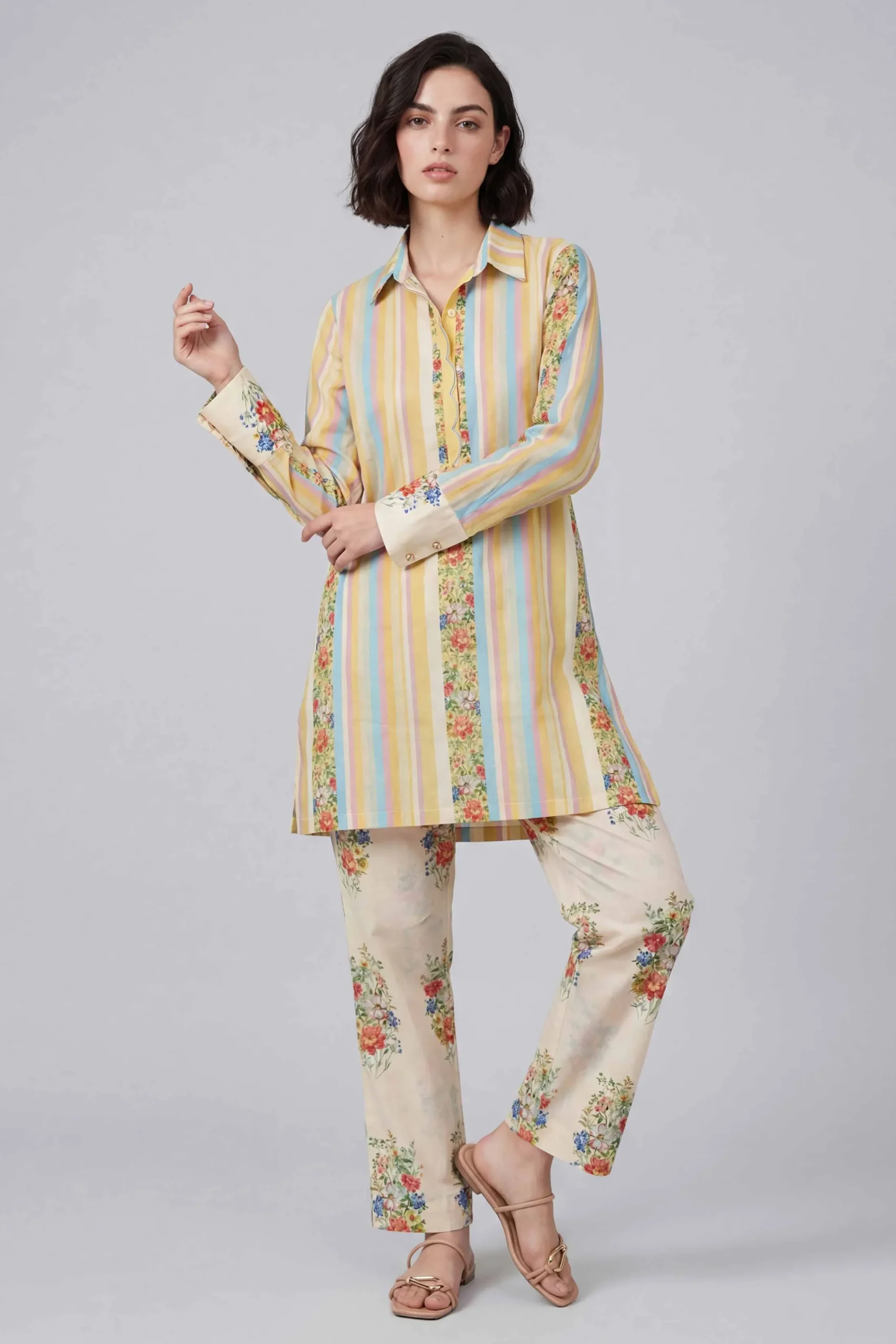 2 Piece - Printed Suit - PE26-275