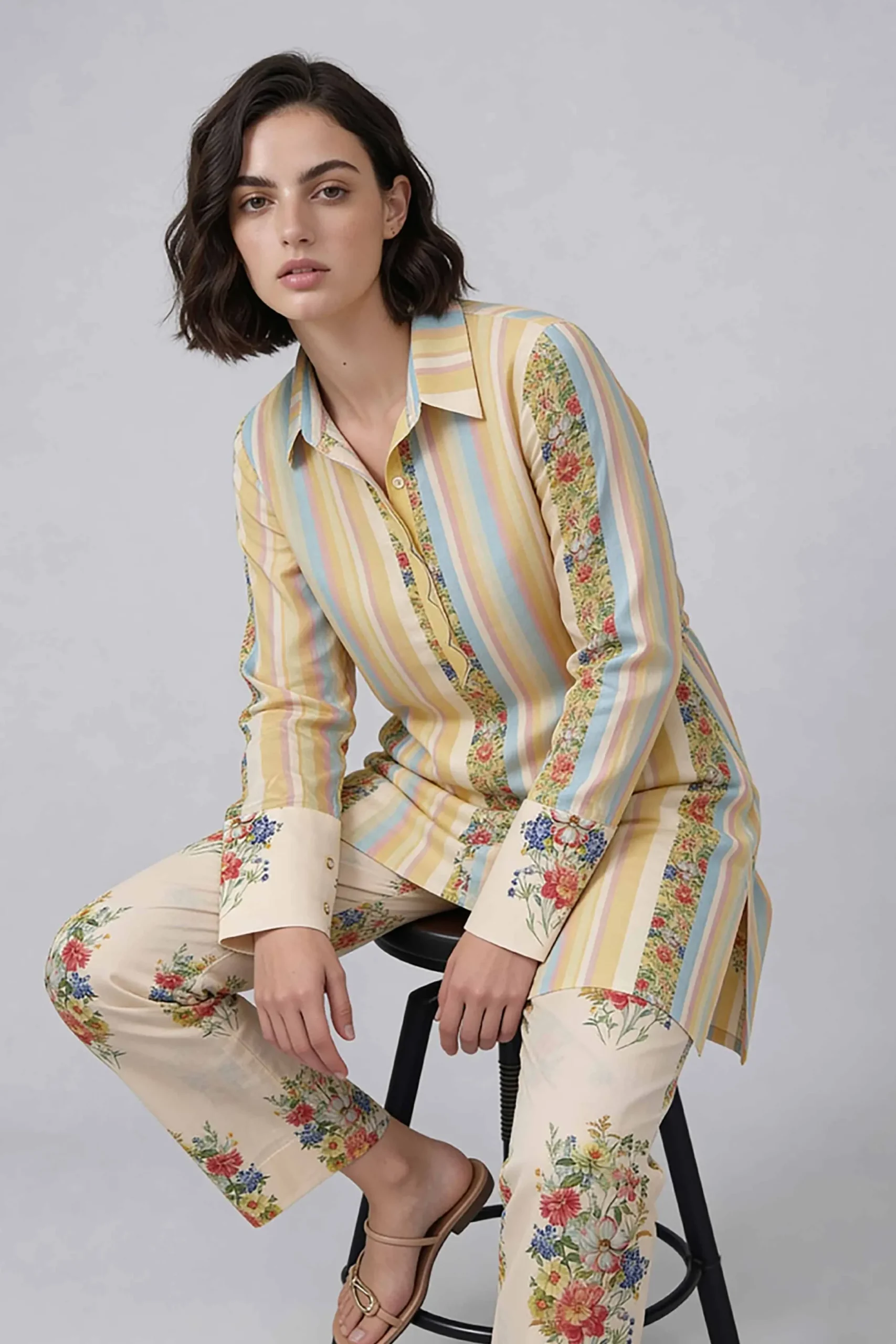 2 Piece - Printed Suit - PE26-275