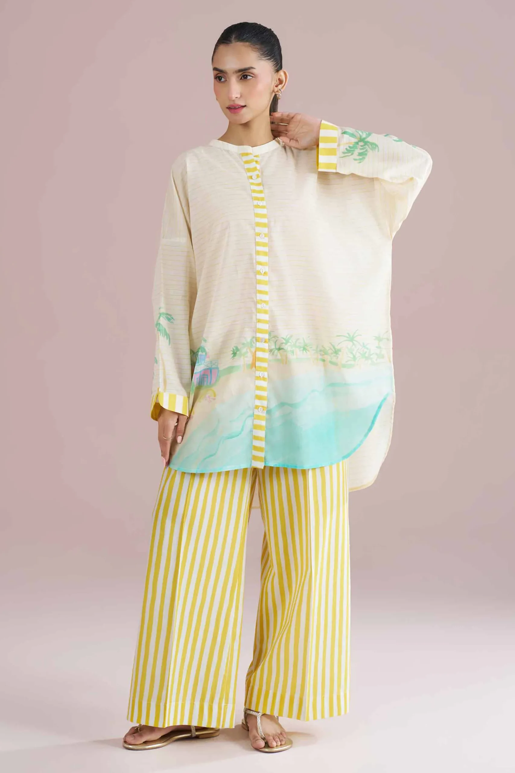 2 Piece - Printed Suit - PE26-264