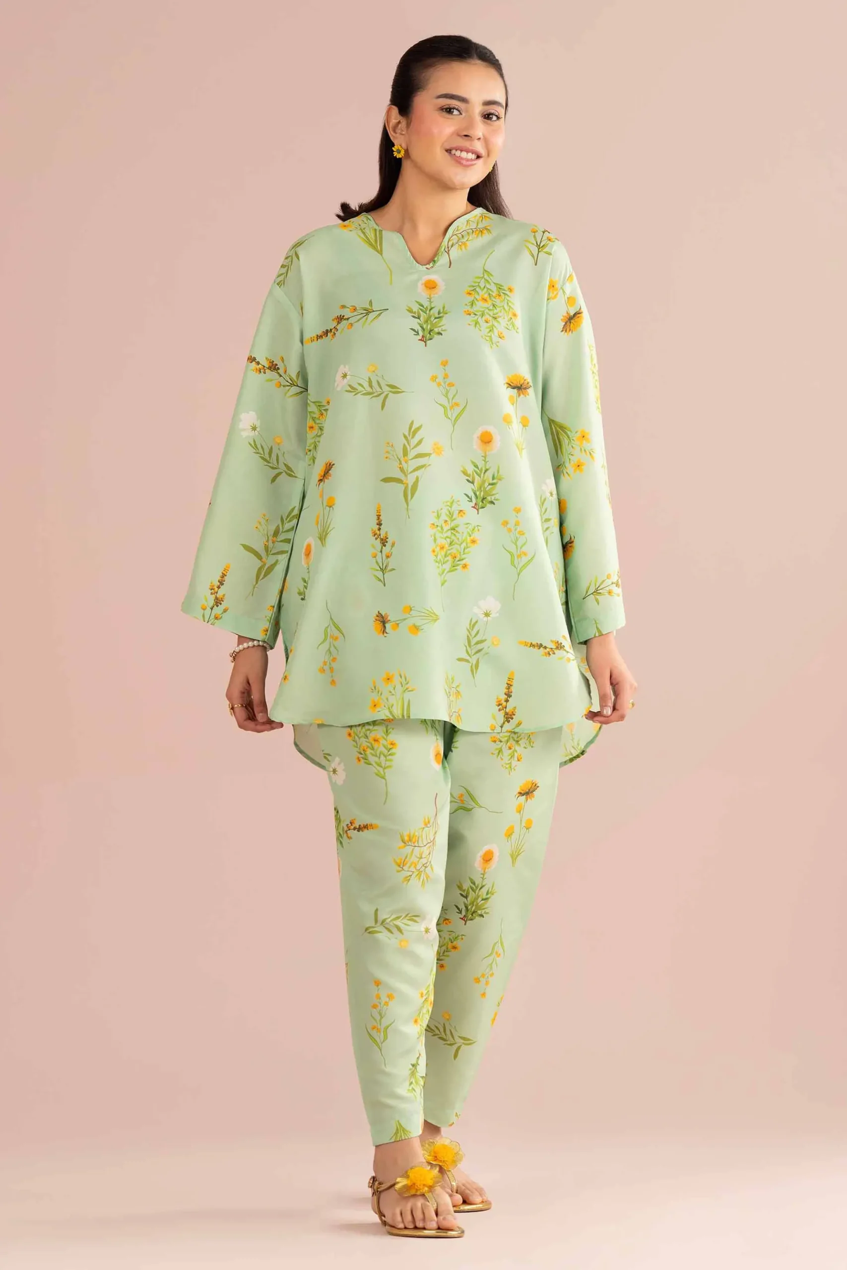 2 Piece - Printed Suit - PE26-422