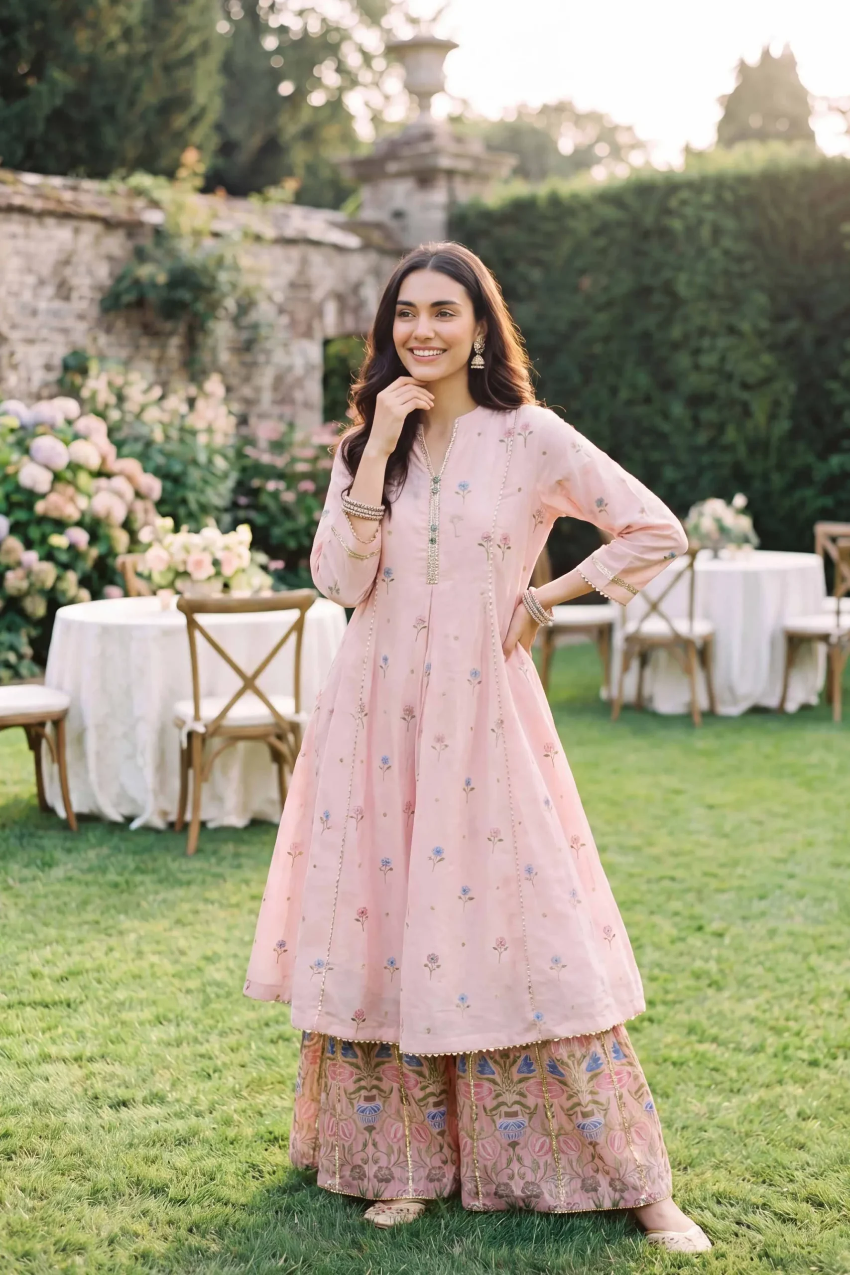 2 Piece - Printed Suit - PMD26-08 D