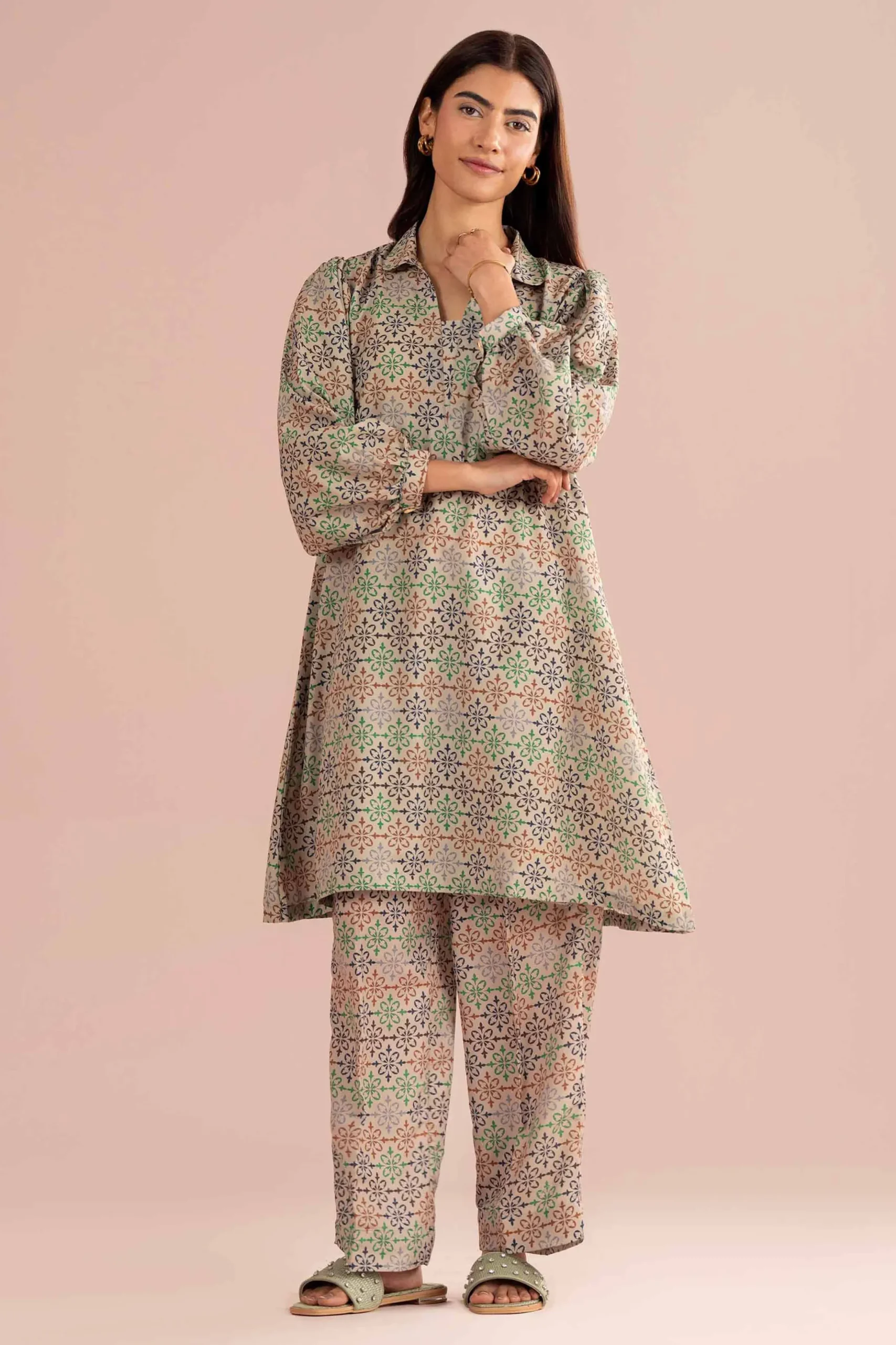 2 Piece - Printed Suit - PS26-86
