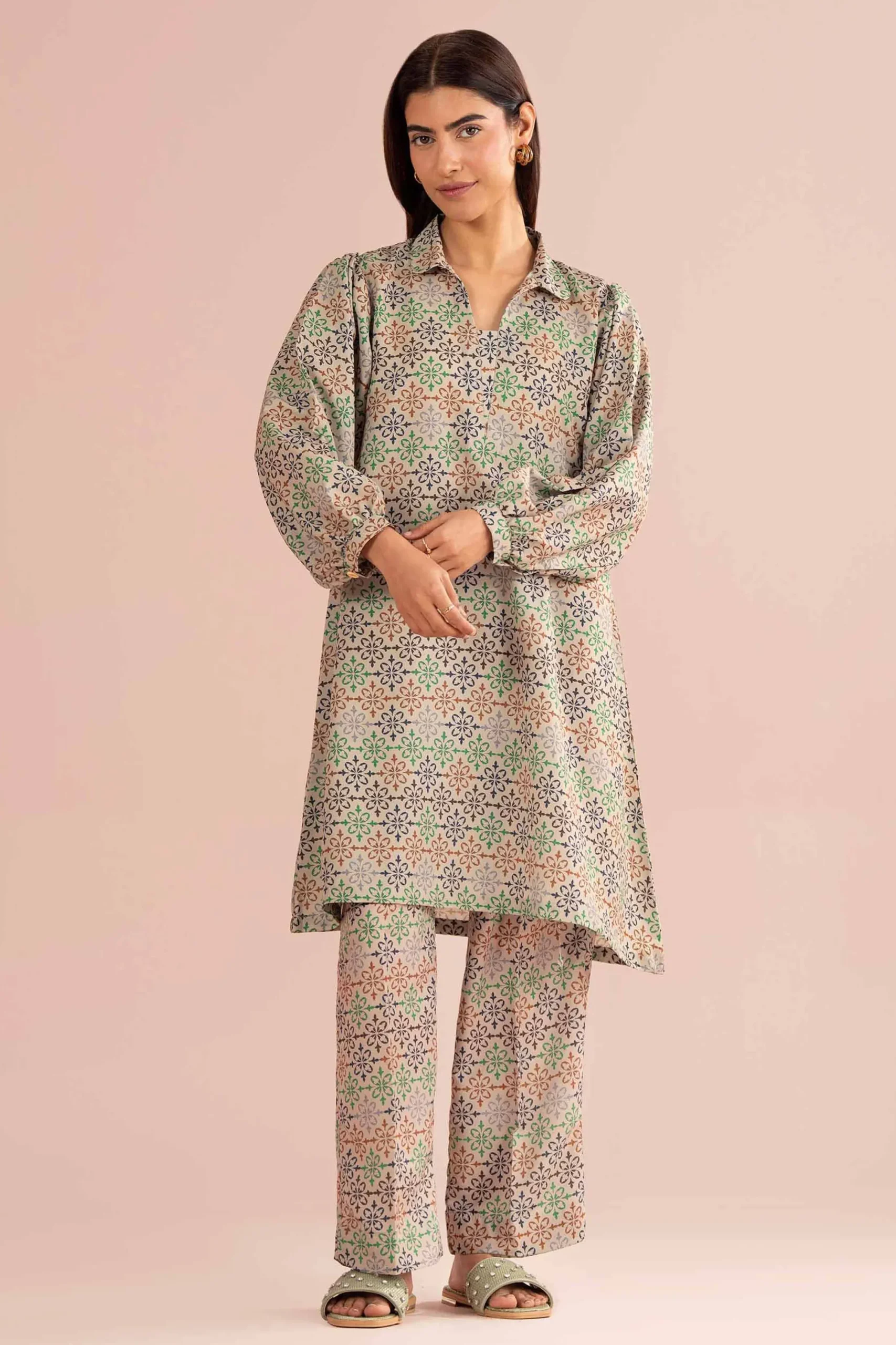 2 Piece - Printed Suit - PS26-86