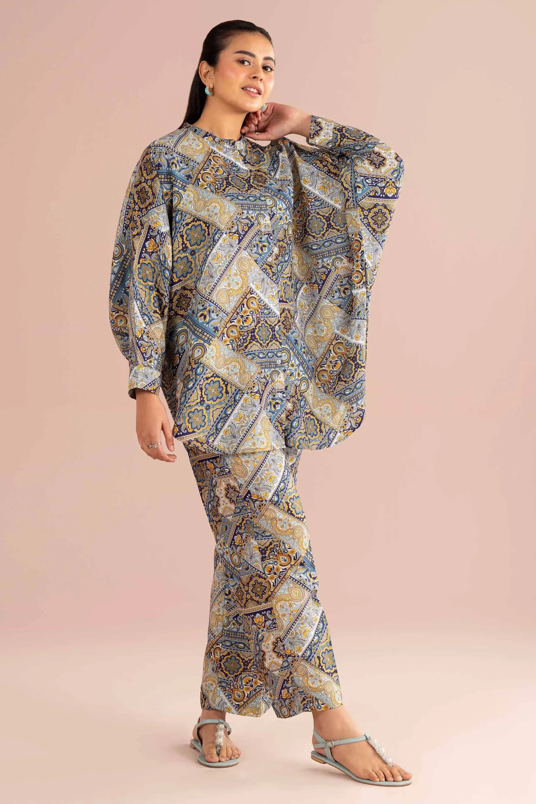 2 Piece - Printed Suit - PS26-77
