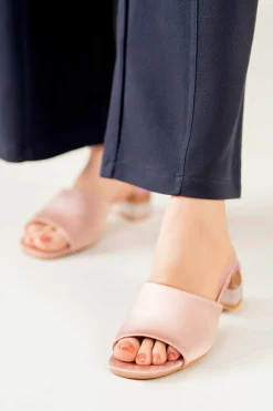 Pink Block Heels-440762905