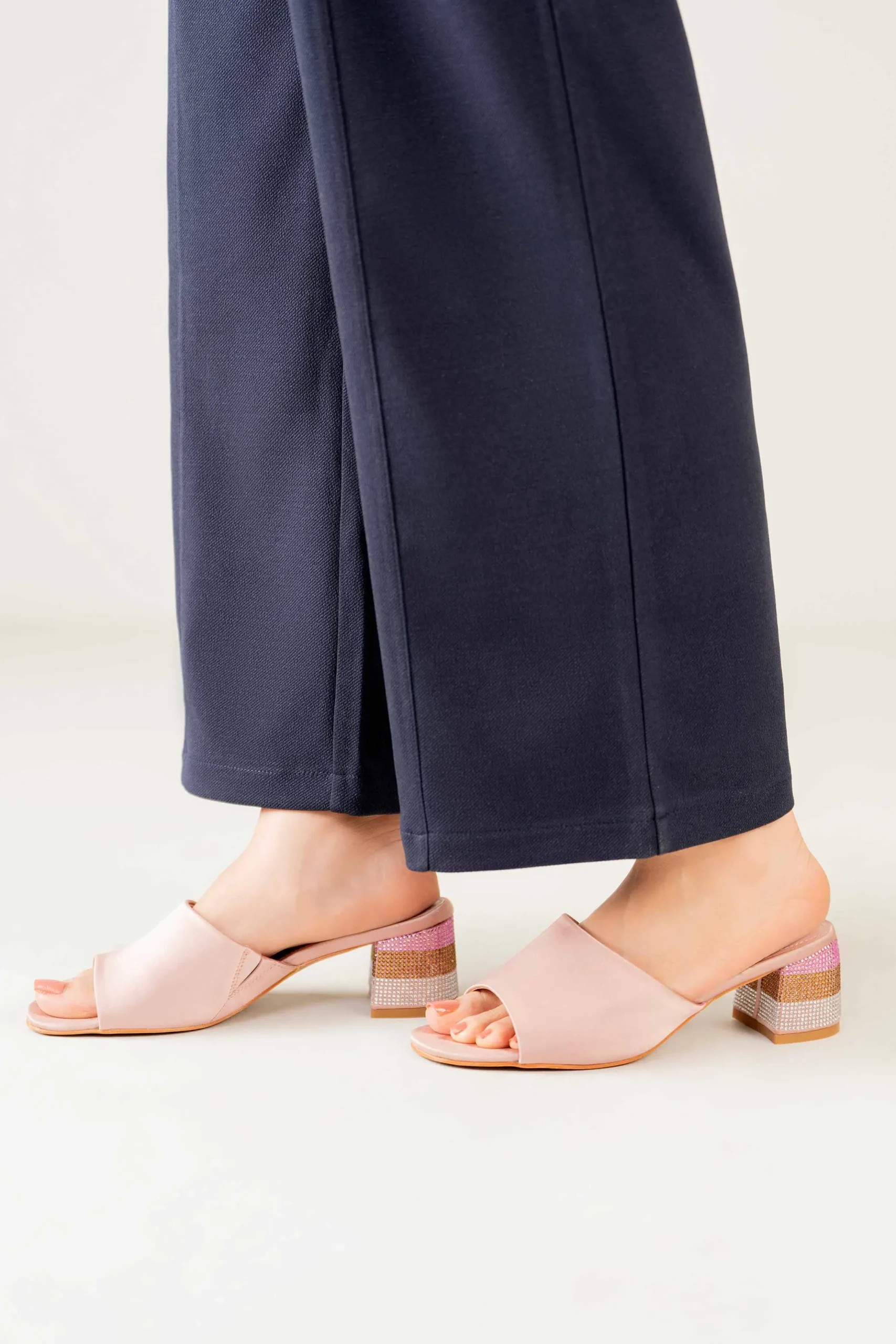 Pink Block Heels-440762905