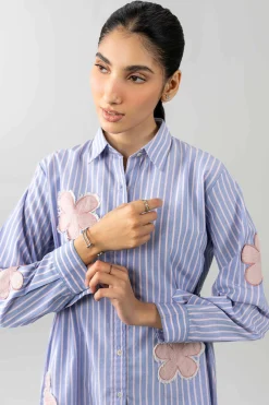 Printed Embroidered Shirt - AS26-71