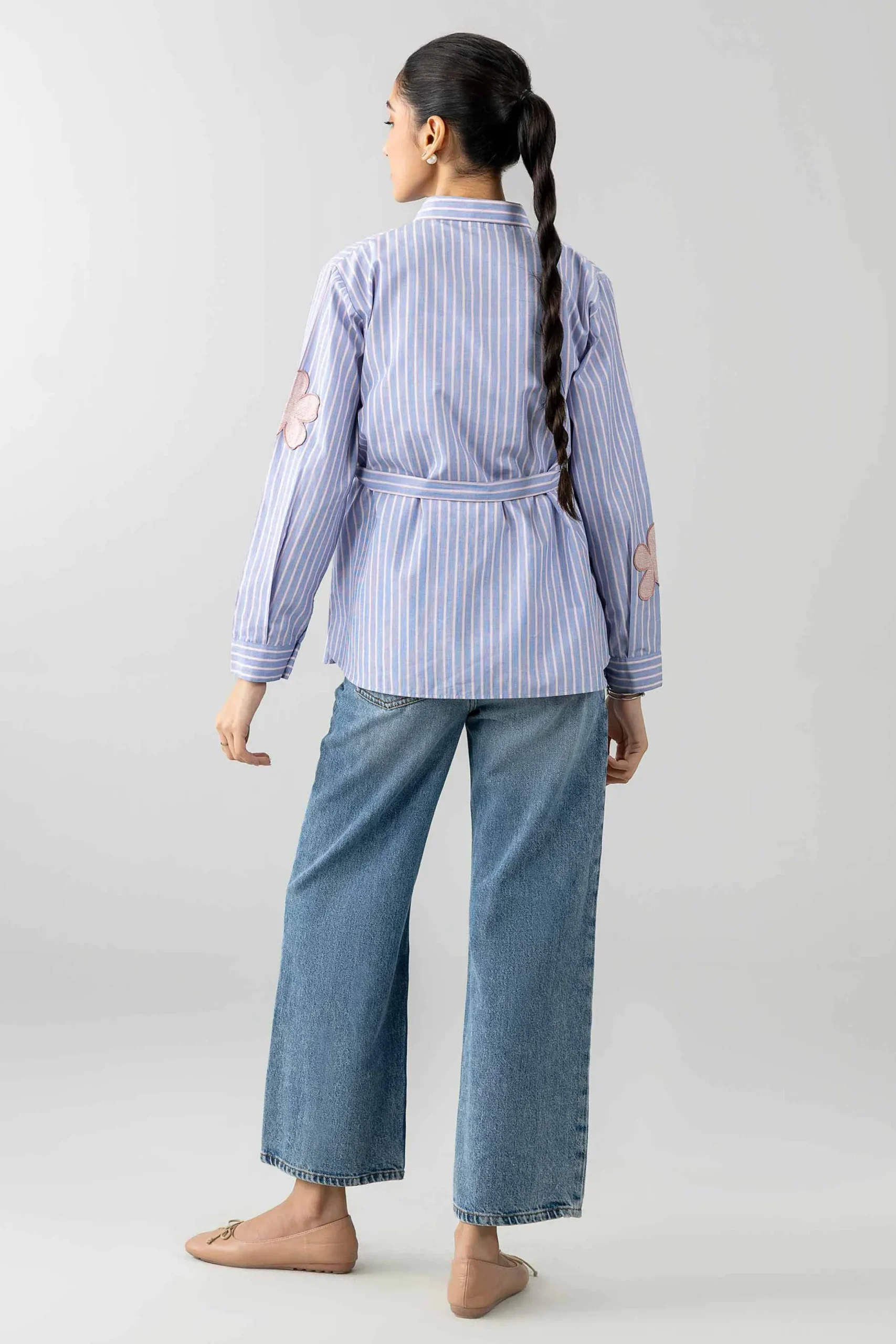 Printed Embroidered Shirt - AS26-71