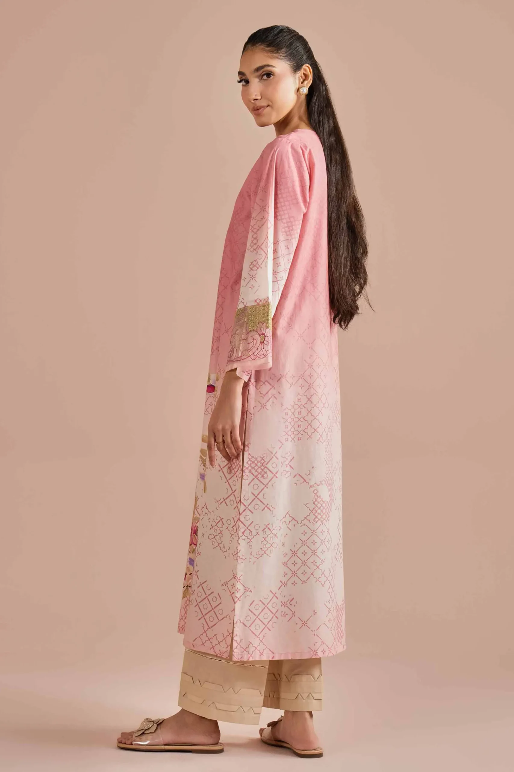 Printed Embroidered Shirt - PE26-03