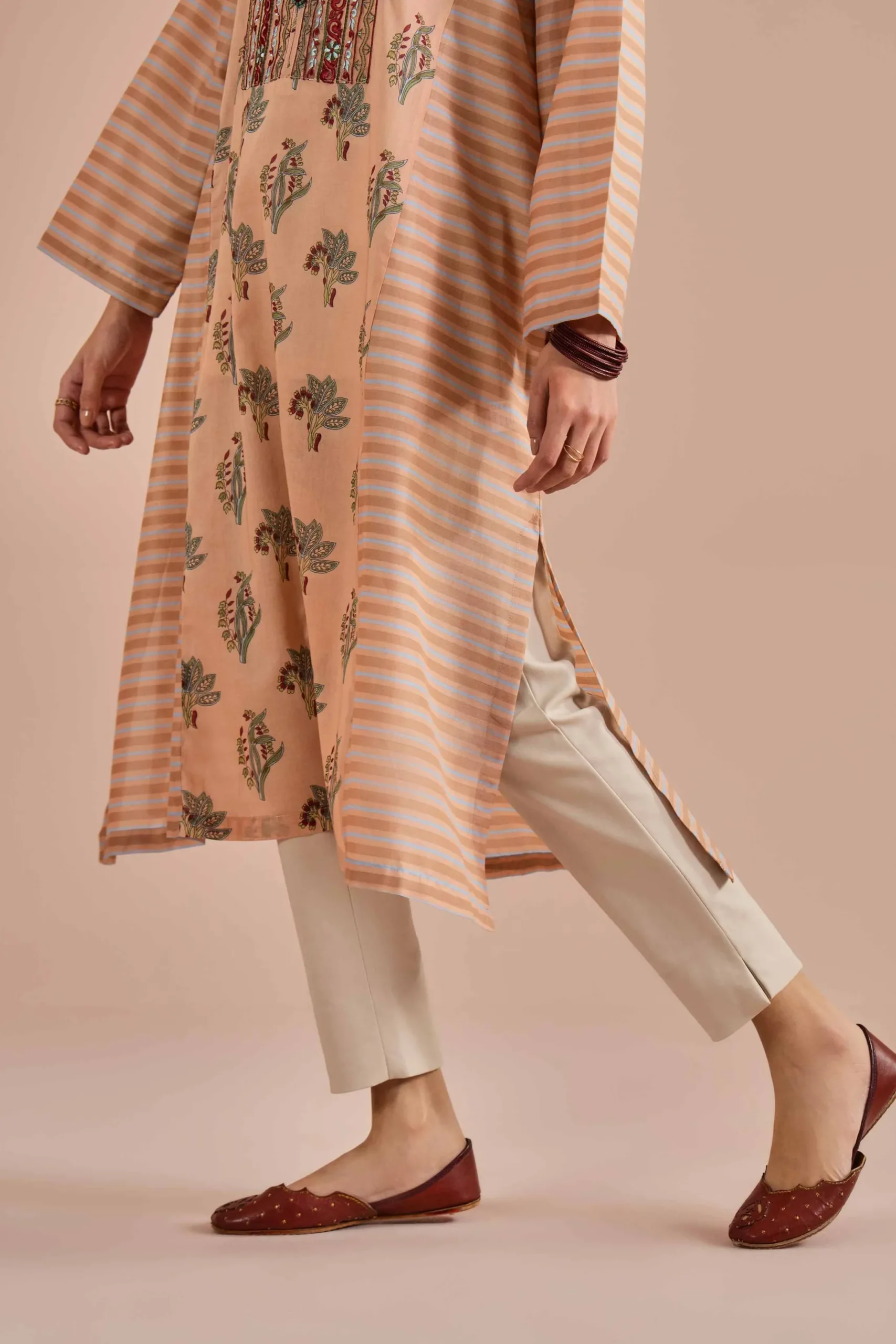 Printed Embroidered Shirt - PE26-01