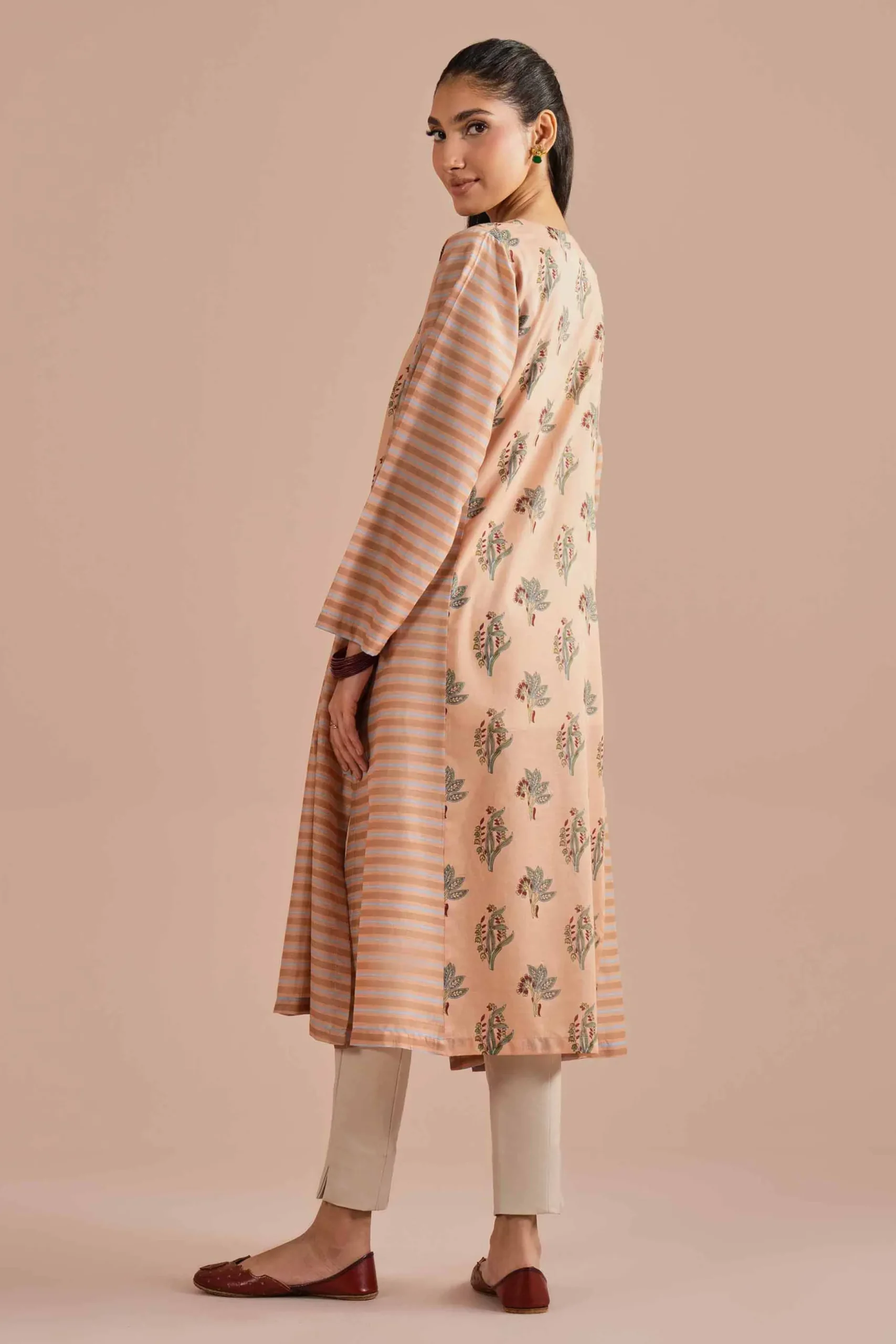 Printed Embroidered Shirt - PE26-01