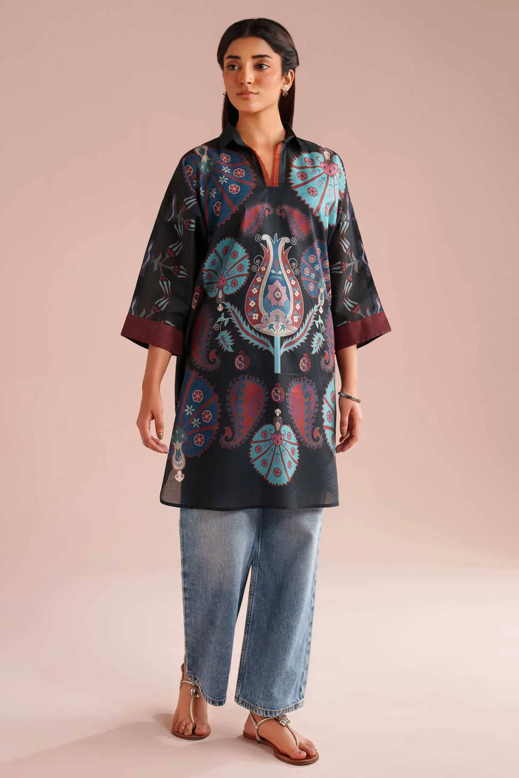 Printed Kimono - PE26-105