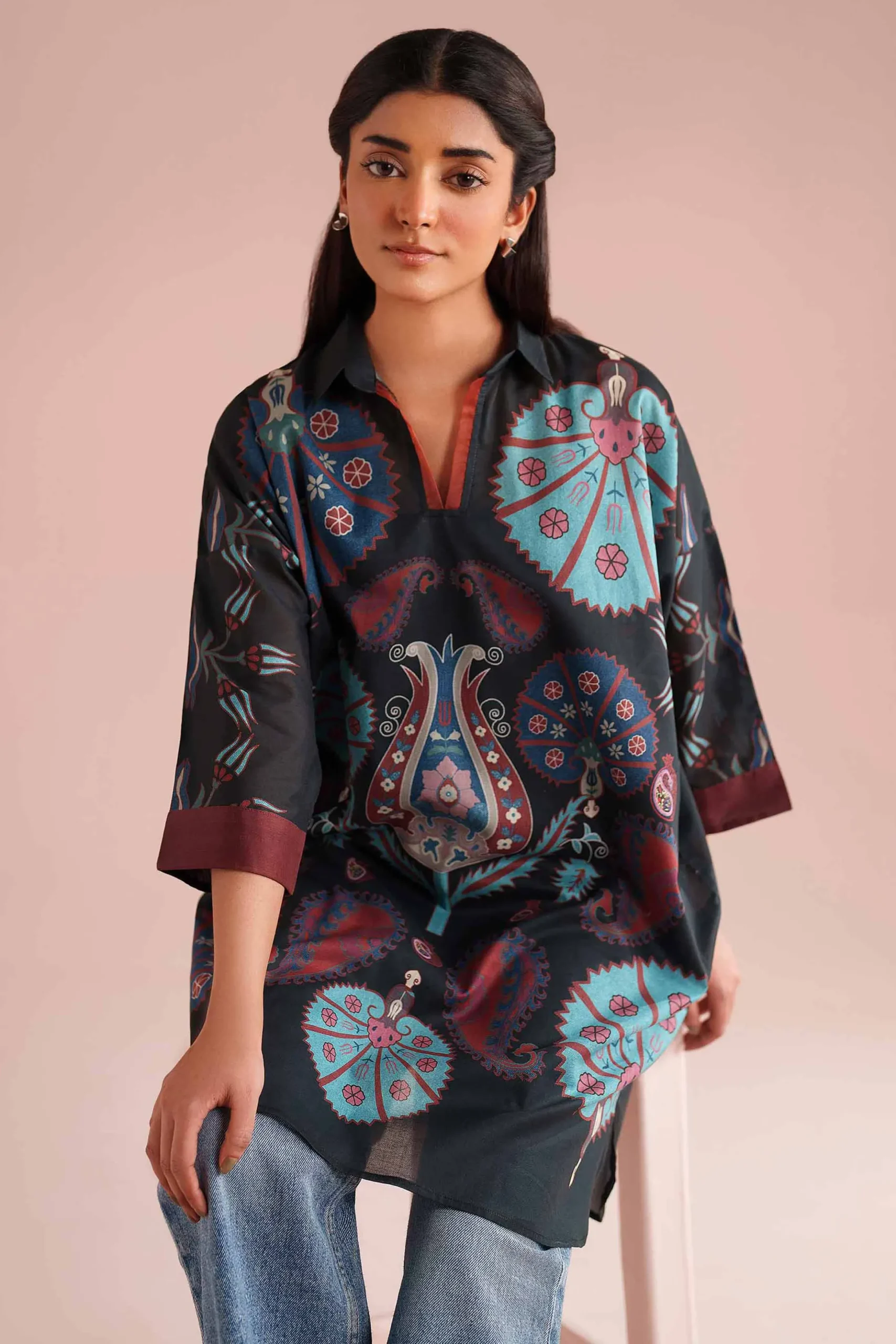 Printed Kimono - PE26-105