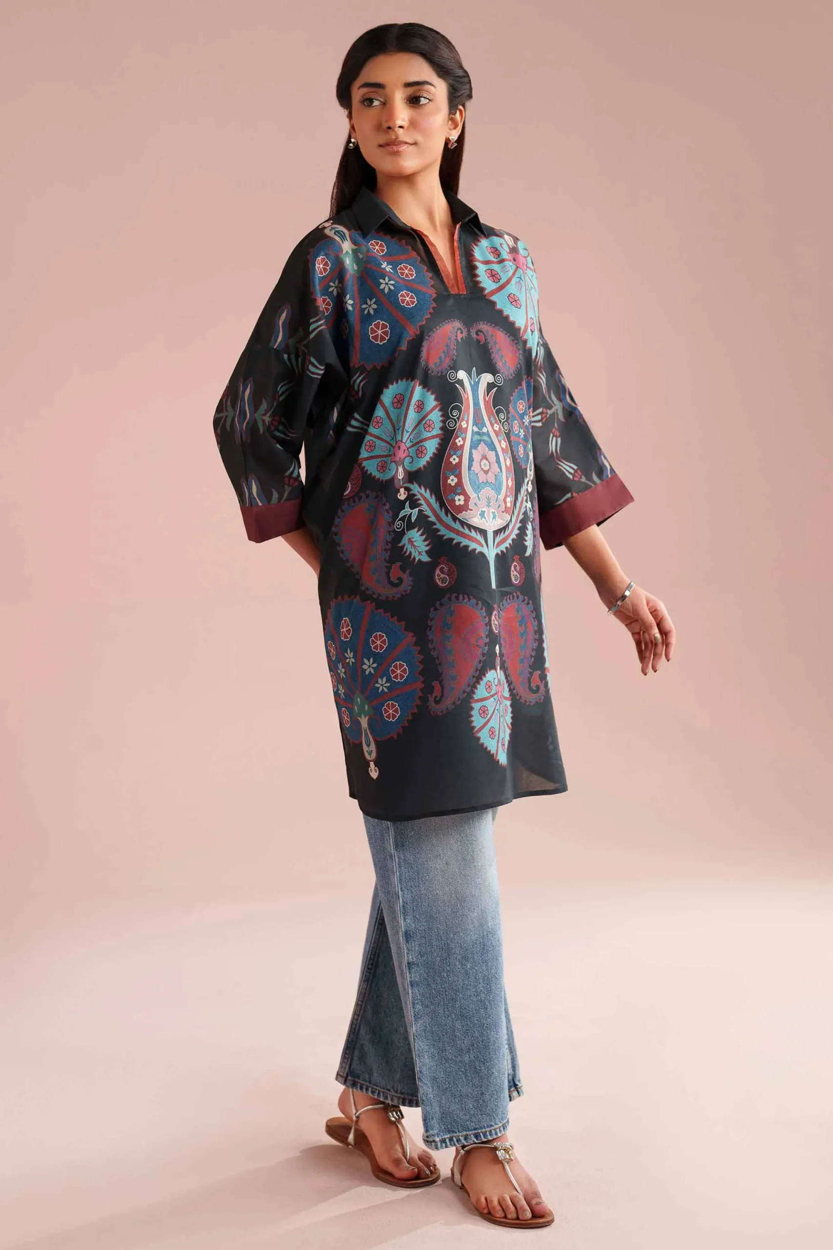 Printed Kimono - PE26-105