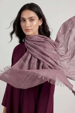 Purple Women Scarf-447782109
