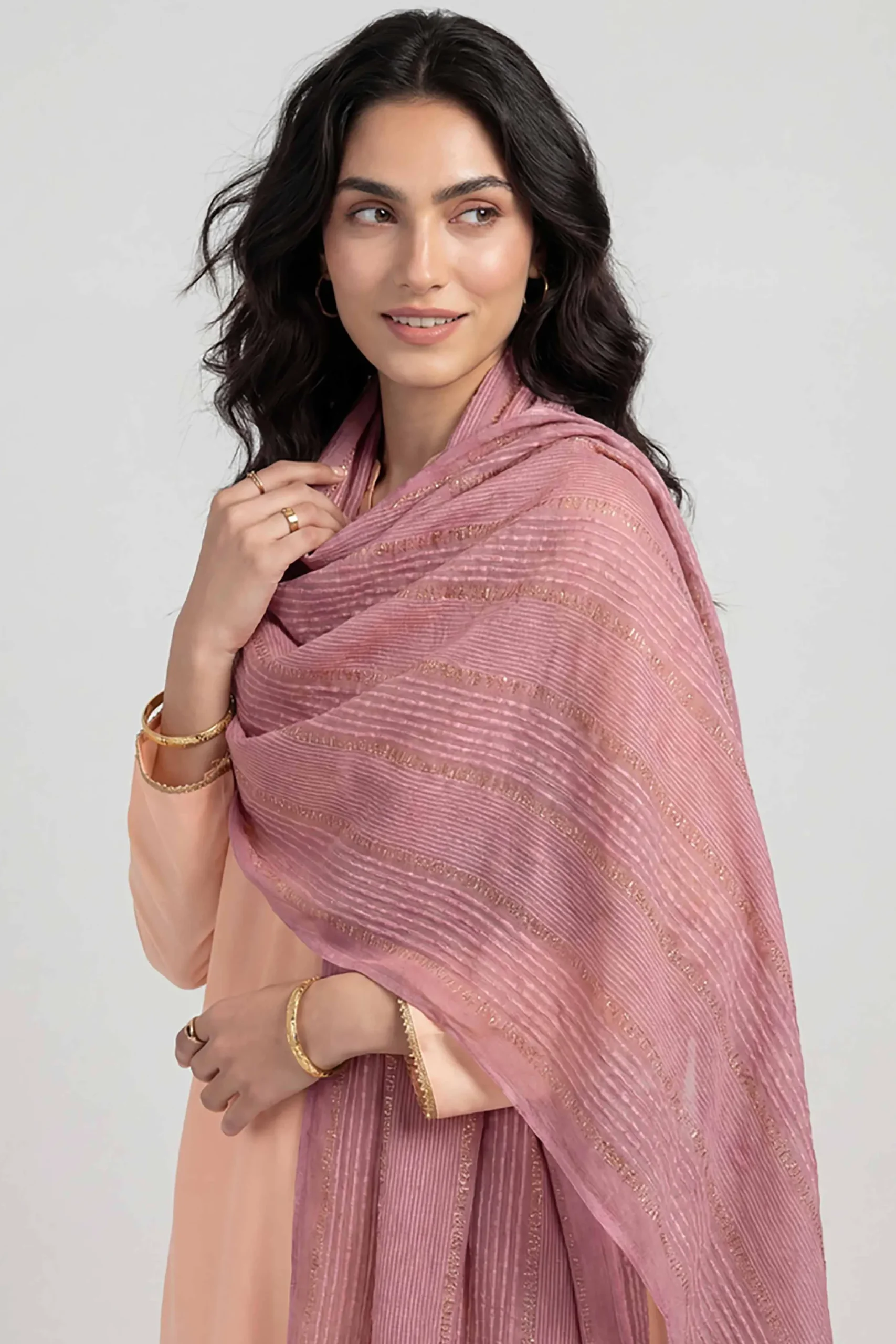 Purple Women Scarf-447792109