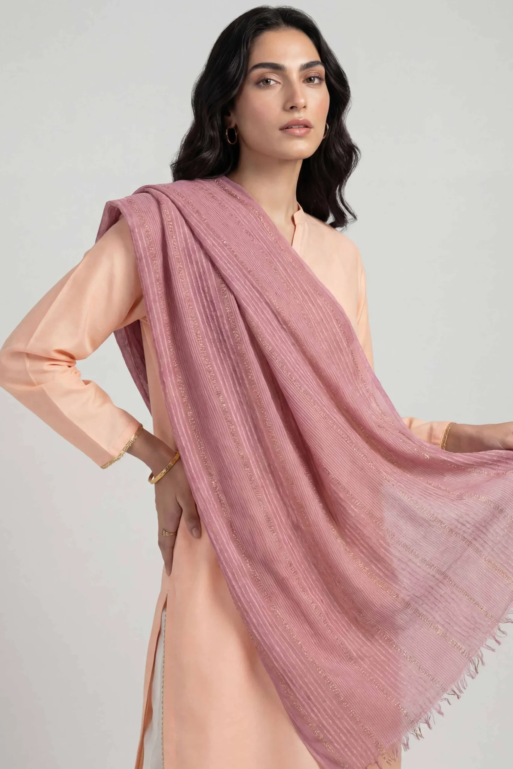 Purple Women Scarf-447792109