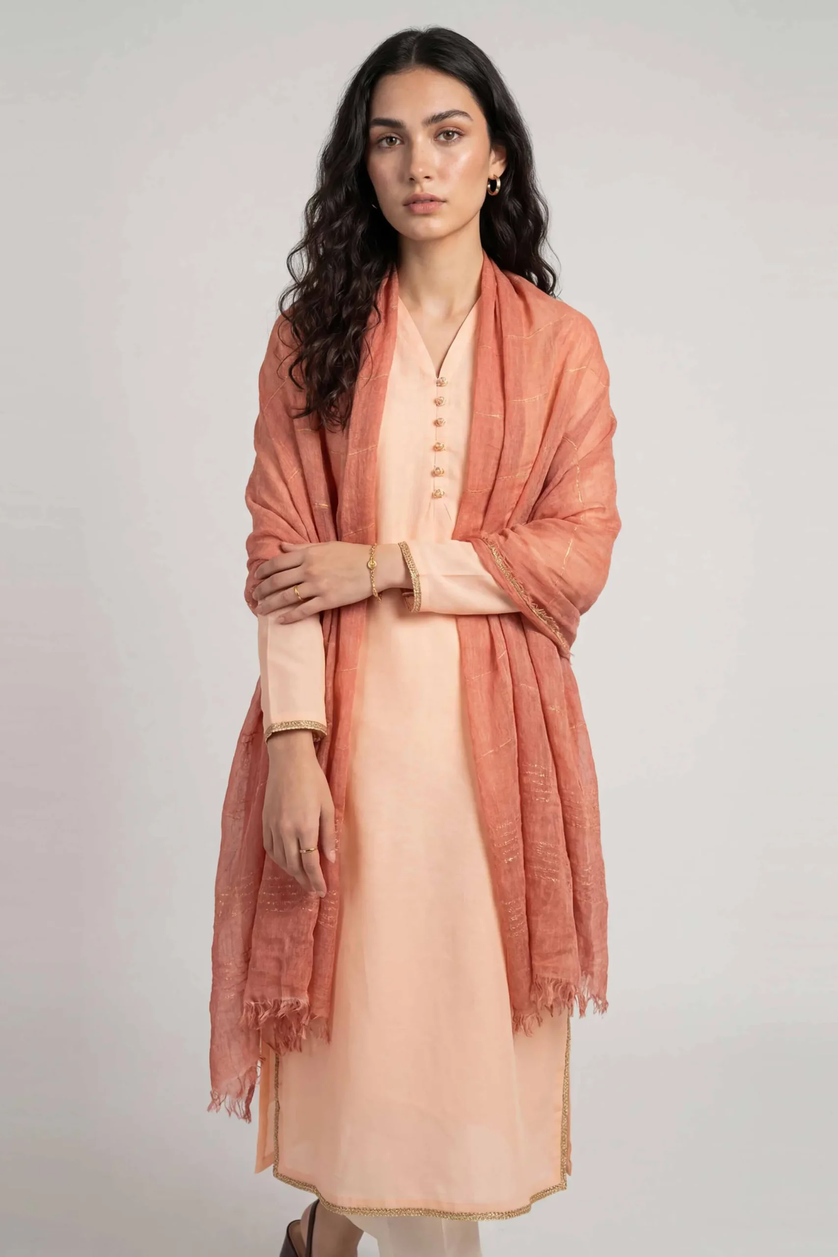 Red Women Scarf-447772101