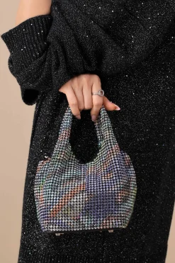 Silver Blue Clutch-444182108