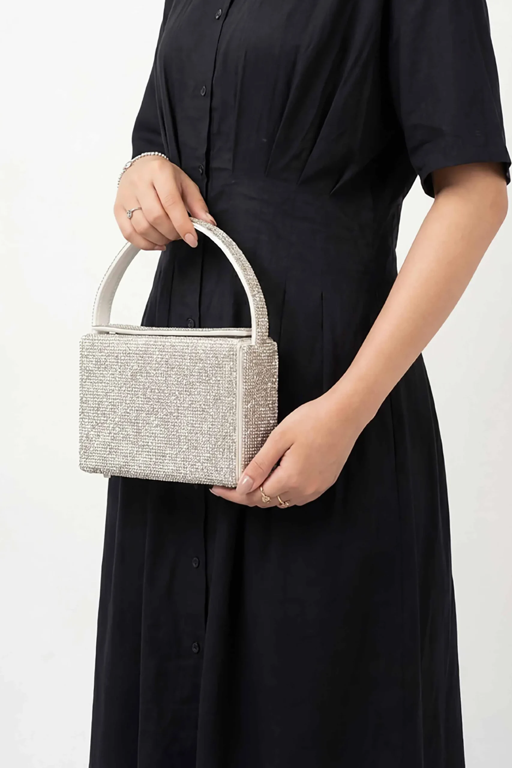 Silver Clutch-448552120