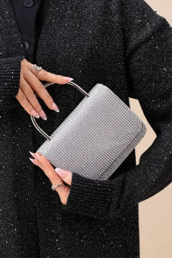 Silver Clutch-445742120