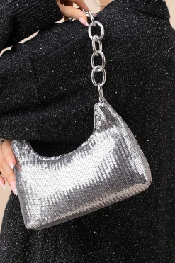 Silver Clutch-445732120